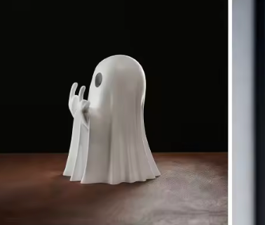 cute Halloween ghost statue