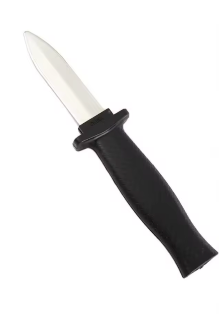 Retractable plastic dagger