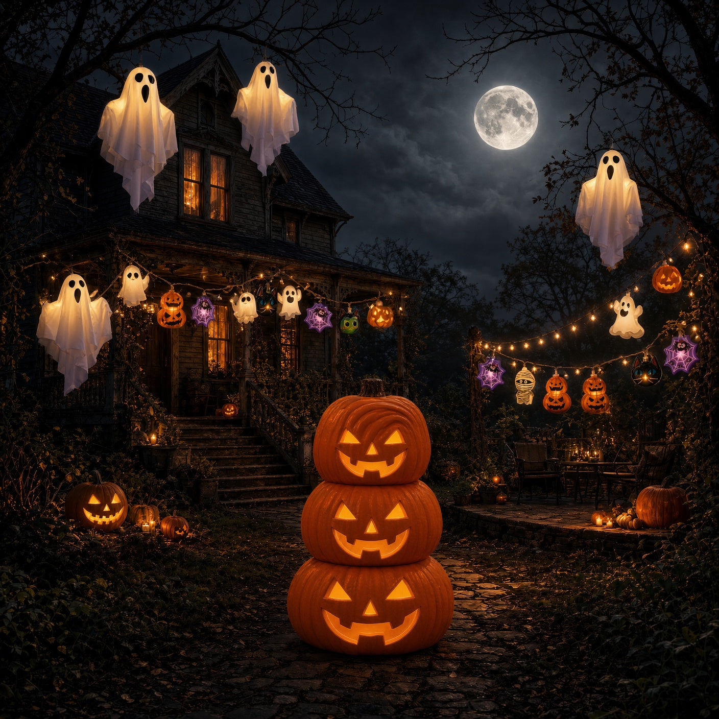 kit deco extérieur halloween