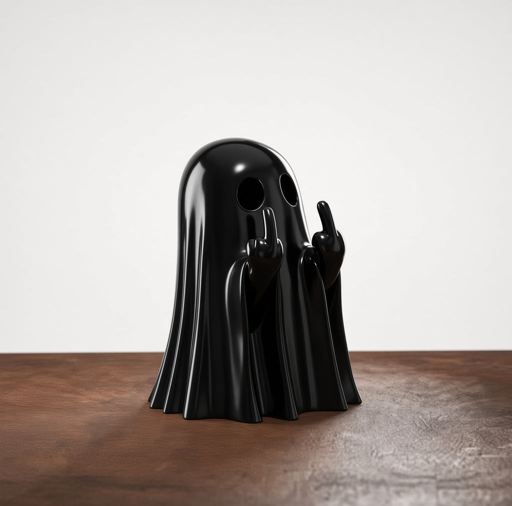 cute Halloween ghost statue